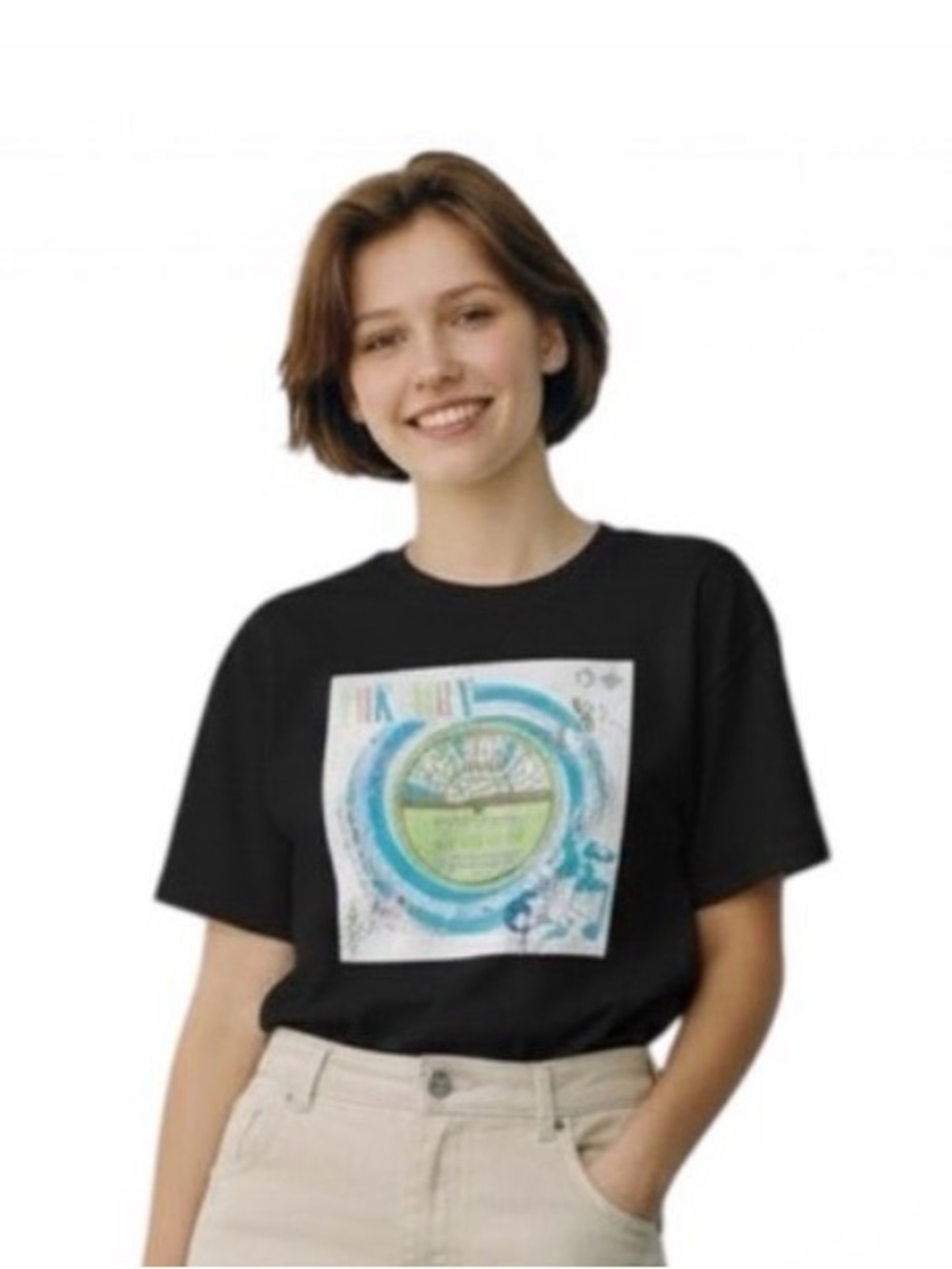 Pokémon Charming Charts Black T-Shirt size Medium